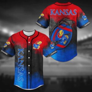 NCAA Kansas Jayhawks Baseball Jersey…