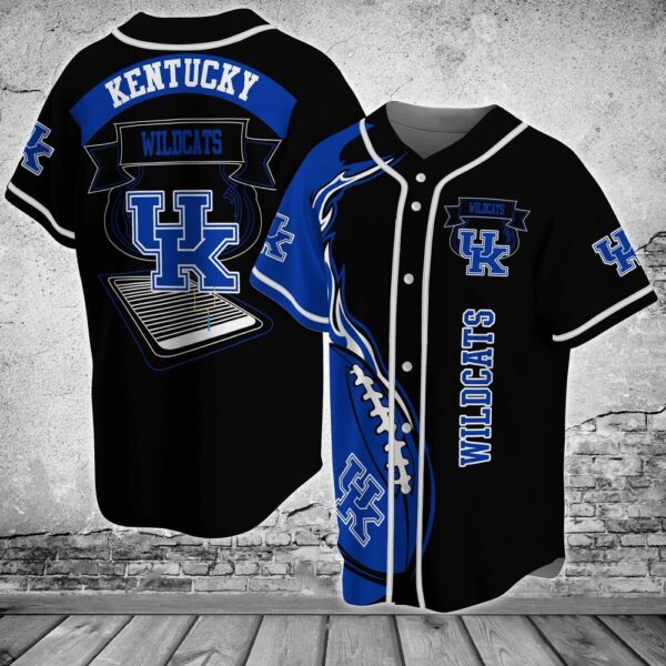 NCAA Kentucky Wildcats Baseball Jersey Shirt Classic