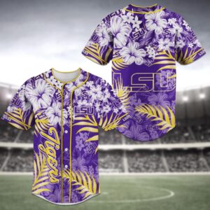 NCAA LSU TIGERS Baseball Jersey…