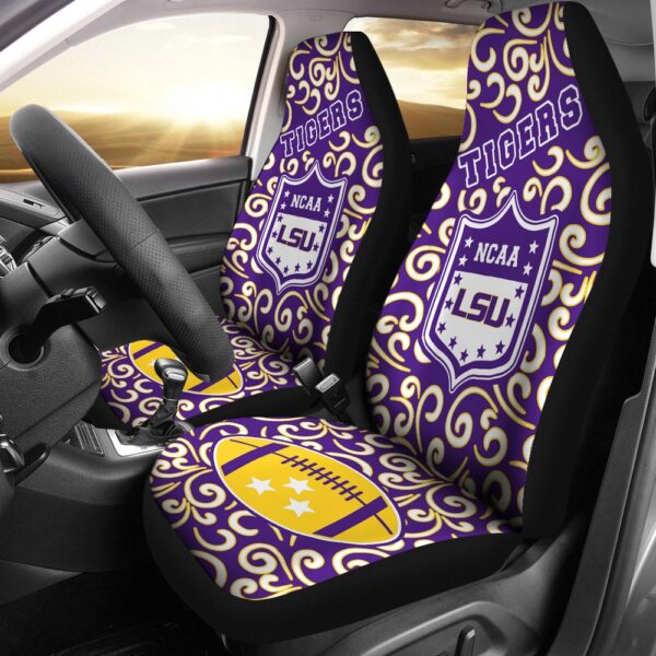 NCAA LSU Tigers Car Seat Covers Artist