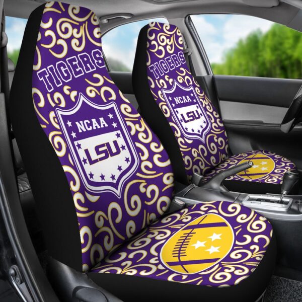 NCAA LSU Tigers Car Seat Covers Artist