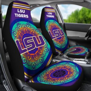 NCAA LSU Tigers Car Seat Covers Magical And Vibrant 2