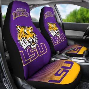 NCAA LSU Tigers Car Seat Covers New Fashion Fantastic 2