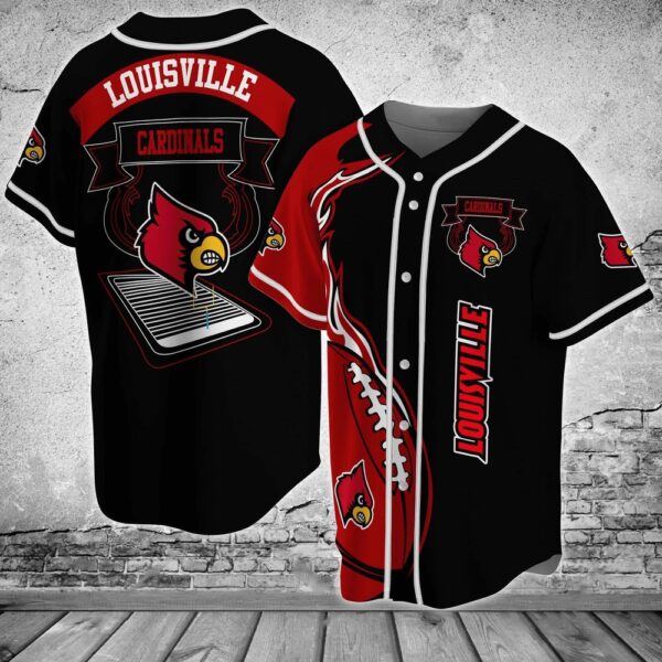 NCAA Louisville Cardinals Baseball Jersey Shirt Classic