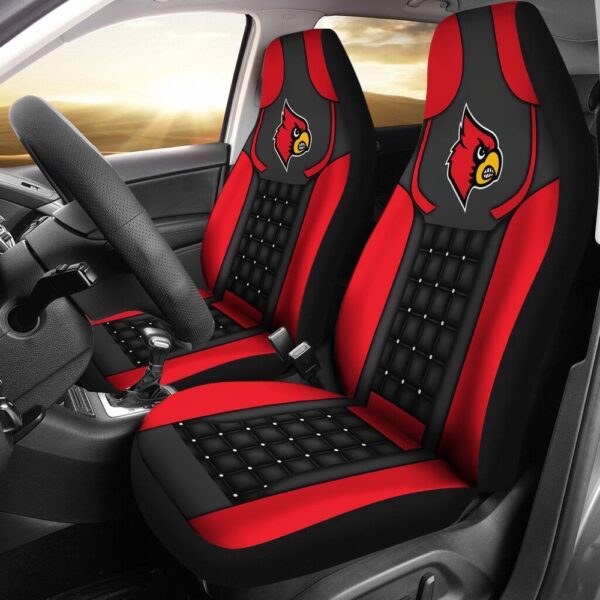 NCAA Louisville Cardinals Car Seat Covers Tailgate-Ready Auto Elegance