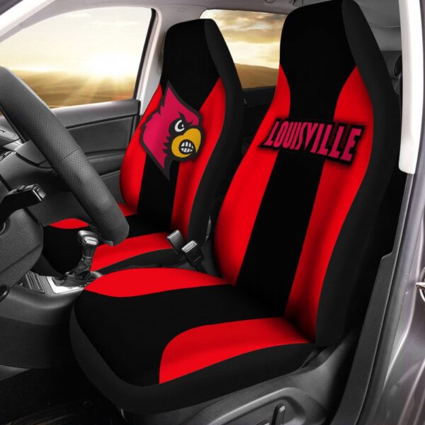 NCAA Louisville Cardinals Car Seat Covers Team Spirit Auto Essentials