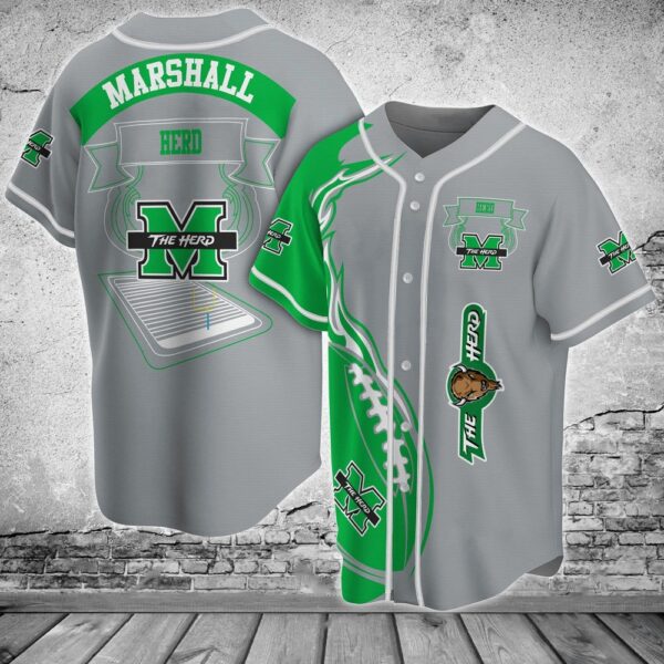 NCAA Marshall Thundering Herd Baseball Jersey Shirt Classic