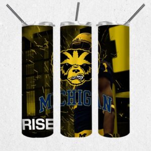 NCAA Michigan Wolverines Skinny Tumbler…