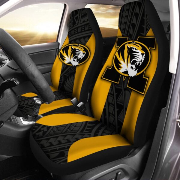 NCAA Missouri Tigers Car Seat Covers Polynesian