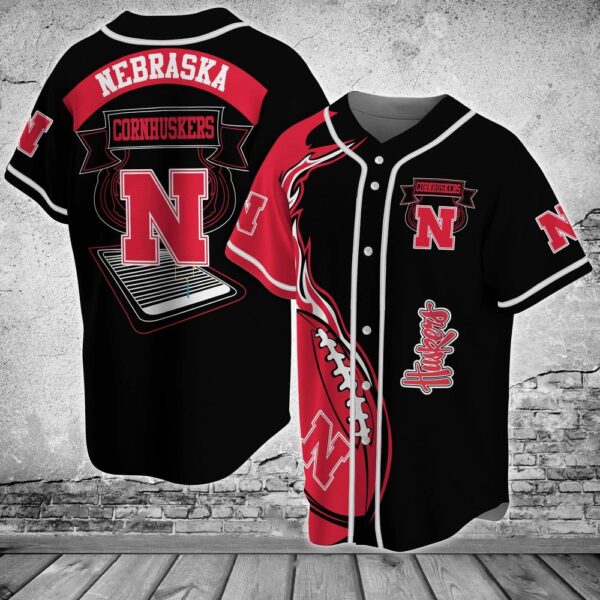 NCAA Nebraska Cornhuskers Baseball Jersey Shirt Classic