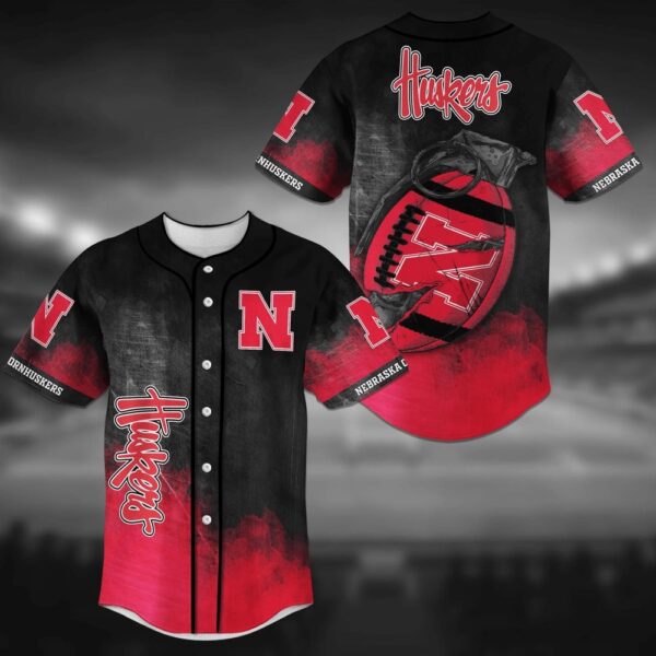 NCAA Nebraska Cornhuskers Baseball Jersey Shirt Grenade