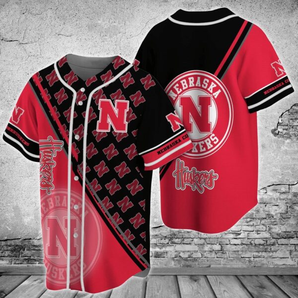 NCAA Nebraska Cornhuskers Baseball Jersey Shirt Streetwise Homerun