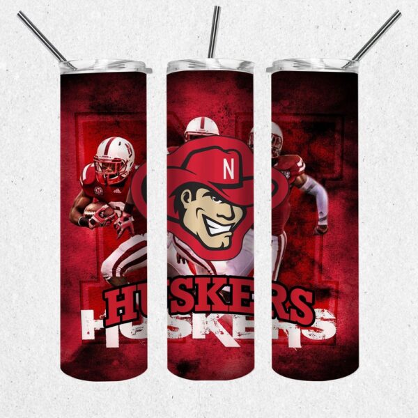 NCAA Nebraska Huskers Skinny Tumbler Elevate Your Drink Game