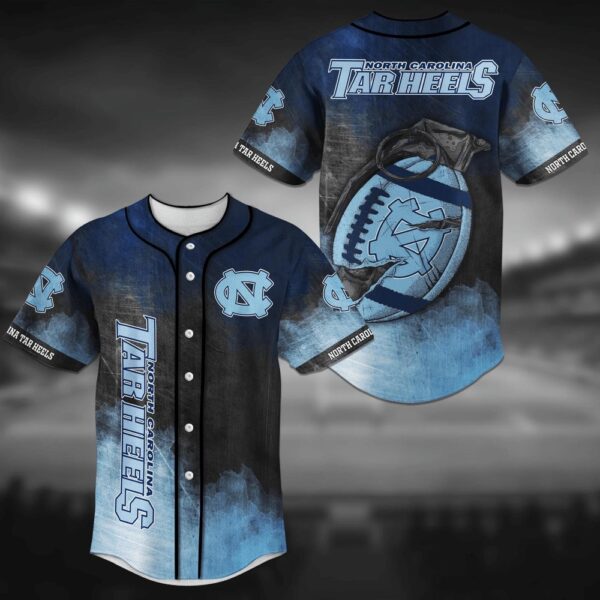 NCAA North Carolina Tar Heels Baseball Jersey Shirt Grenade