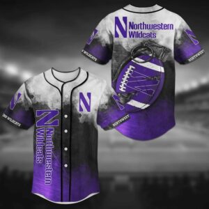 NCAA Northwestern Wildcats Baseball Jersey…