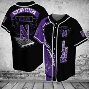 NCAA Northwestern Wildcats Baseball Jersey…