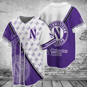 NCAA Northwestern Wildcats Baseball Jersey…