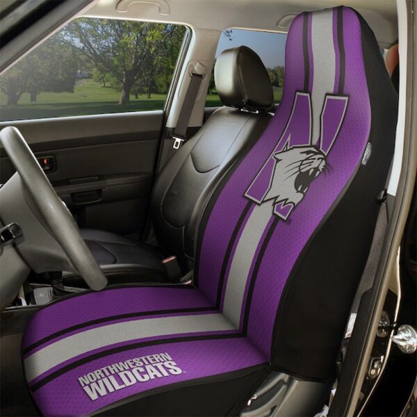 NCAA Northwestern Wildcats Car Seat Covers Universal