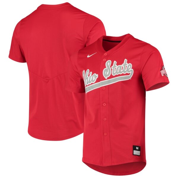 NCAA Ohio State Buckeyes Baseball Jersey Shirt Chic Diamond Vibes