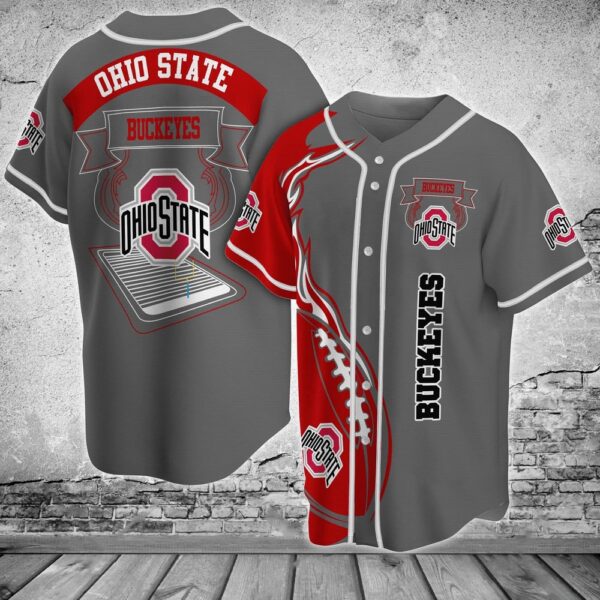 NCAA Ohio State Buckeyes Baseball Jersey Shirt Classic