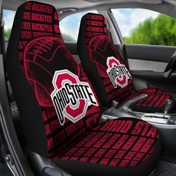 NCAA Ohio State Buckeyes Car Seat Covers The Victory