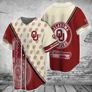 NCAA Oklahoma Sooners Baseball Jersey…