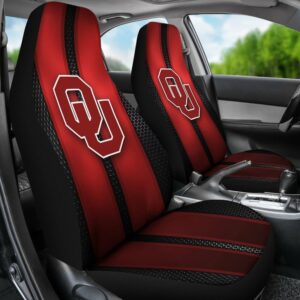 NCAA Oklahoma Sooners Car Seat Covers Drive in Collegiate Comfort 2