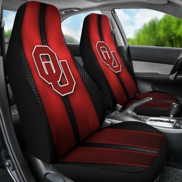 NCAA Oklahoma Sooners Car Seat Covers Drive in Collegiate Comfort