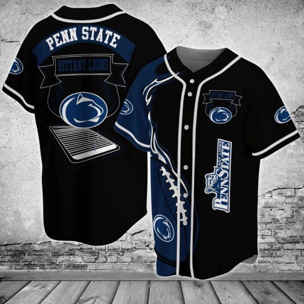 NCAA Penn State Nittany Lions Baseball Jersey Shirt Classic