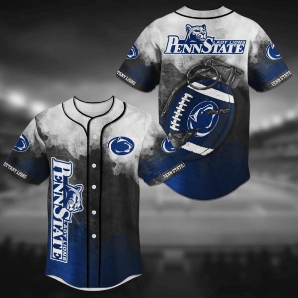 NCAA Penn State Nittany Lions Baseball Jersey Shirt Grenade