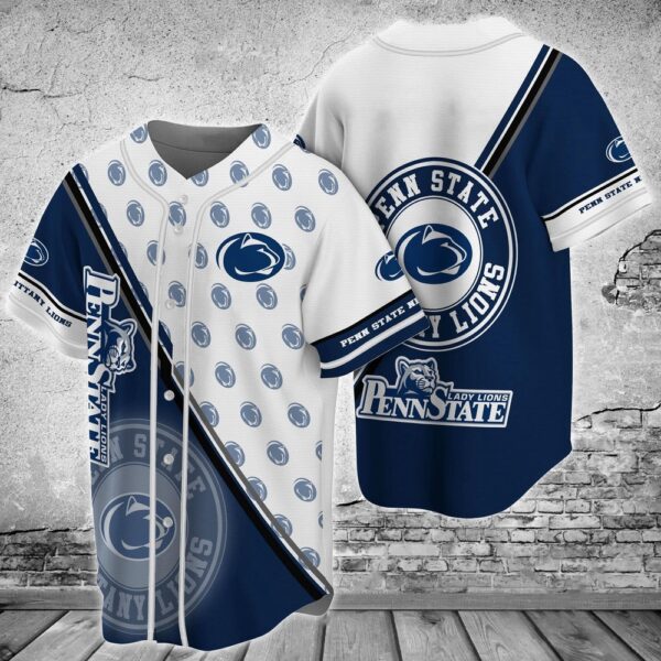 NCAA Penn State Nittany Lions Baseball Jersey Shirt Streetwise Homerun