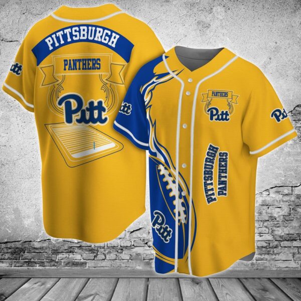 NCAA Pittsburgh Panthers Baseball Jersey Shirt Classic