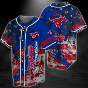 NCAA SMU Mustangs Baseball Jersey…