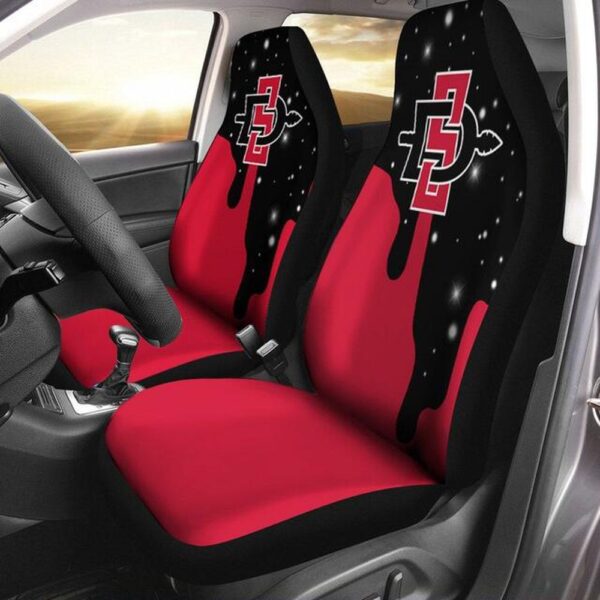 NCAA San Diego State Aztecs Car Seat Covers Collegiate Commute Vibes