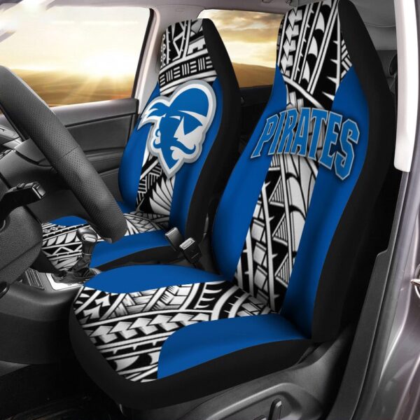 NCAA Seton Hall Pirates Car Seat Covers Polynesian