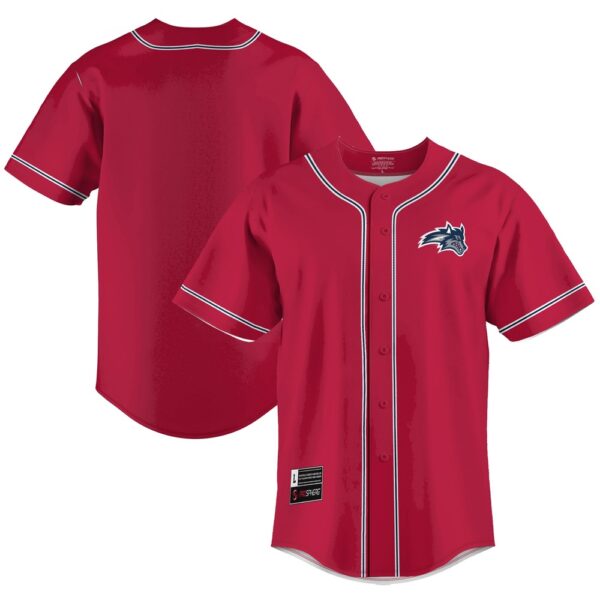 NCAA Stony Brook Seawolves Baseball Jersey Shirt Game Day Glamour