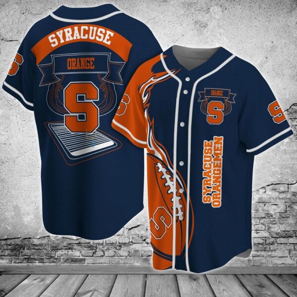 NCAA Syracuse Orange Baseball Jersey Shirt Classic