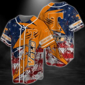 NCAA Tennessee Volunteers Baseball Jersey…