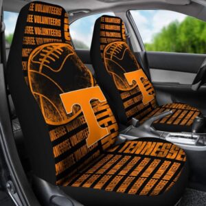 NCAA Tennessee Volunteers Car Seat Covers Ride in Fandom Bliss 2