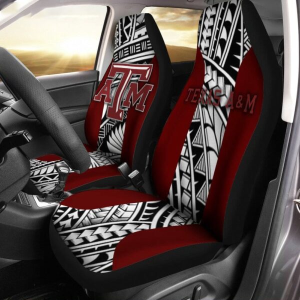 NCAA Texas A&M Aggies Car Seat Covers Maroon Limited