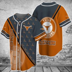 NCAA Texas Longhorns Baseball Jersey…