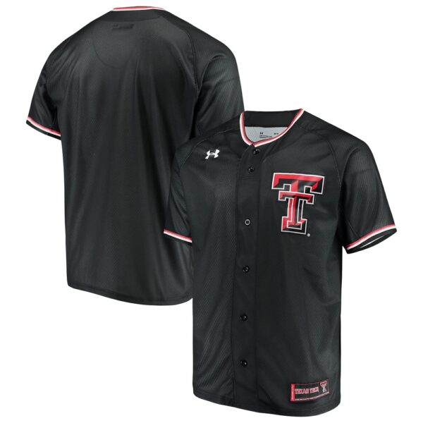 NCAA Texas Tech Red Raiders Baseball Jersey Shirt Metropolitan Victory Style