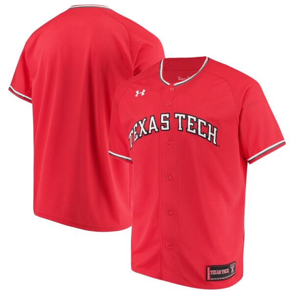 NCAA Texas Tech Red Raiders Baseball Jersey Shirt Urban Arena Chic