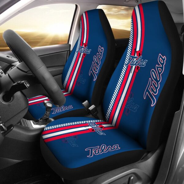 NCAA Tulsa Golden Hurricane Car Seat Covers Distinctive Auto Fashion