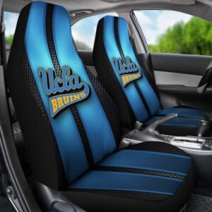 NCAA UCLA Bruins Car Seat Covers Black Blue 2