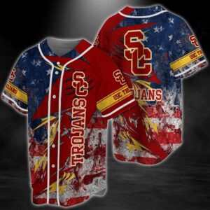 NCAA USC Trojans Baseball Jersey…