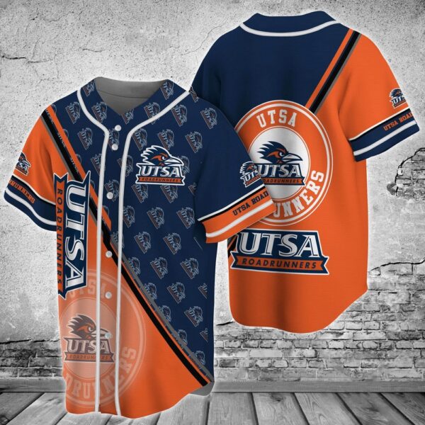 NCAA UTSA Roadrunners Baseball Jersey Shirt Streetwise Homerun