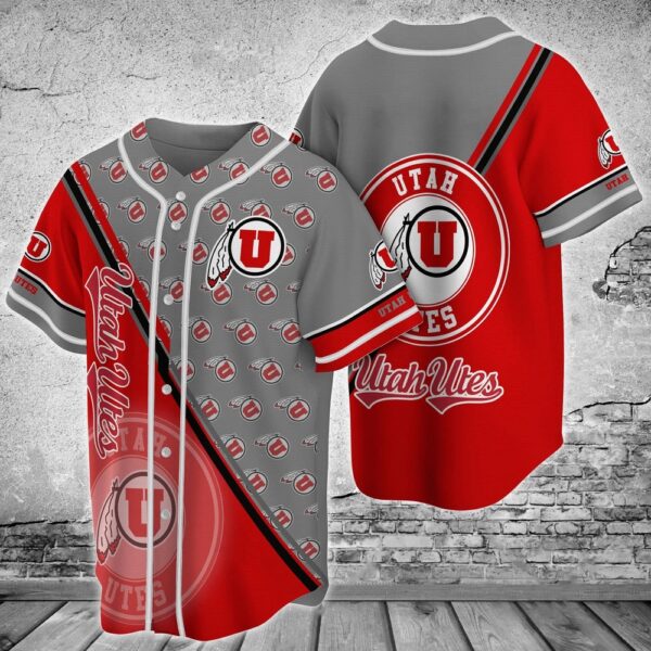 NCAA Utah Utes Baseball Jersey Shirt Streetwise Homerun