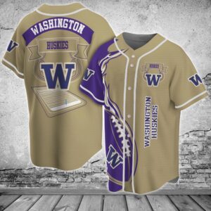 NCAA Washington Huskies Baseball Jersey…