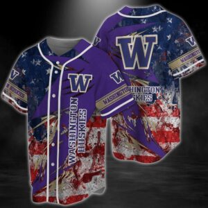 NCAA Washington Huskies Baseball Jersey…